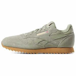 Reebok Classic Leather Ripple Turnschuhe Kinder - HellGrün - DE 891-AES